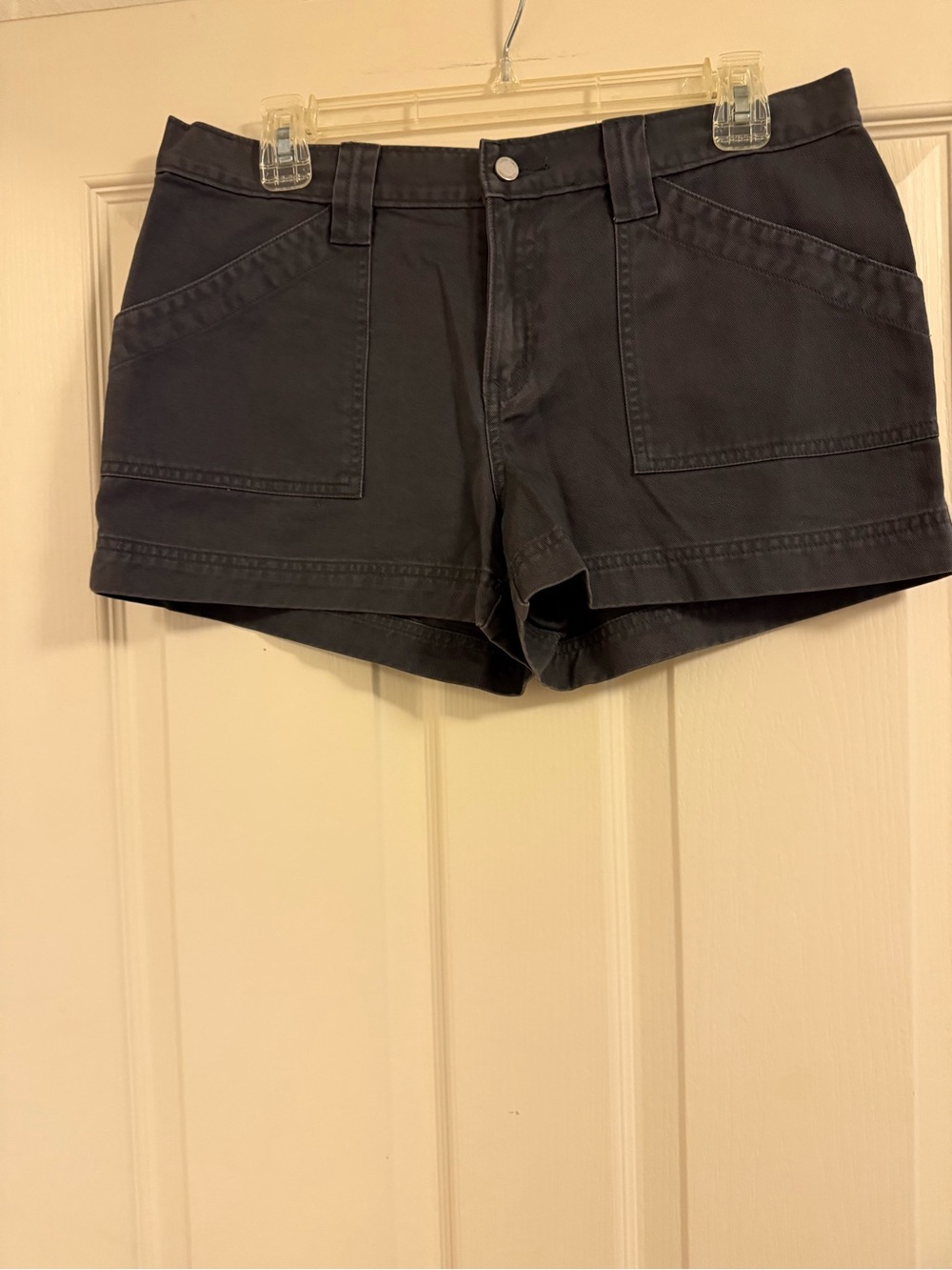 Calvin Klein Charcoal Utility Cargo Shorts
